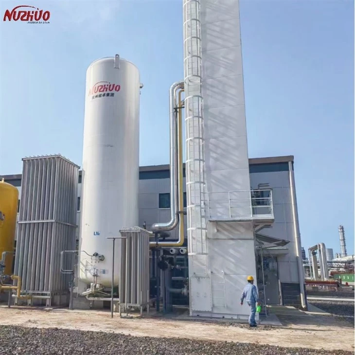 99.6% Oxygen And Argon Device Cryogenic Air Separation Machine Liquid Nitrogen